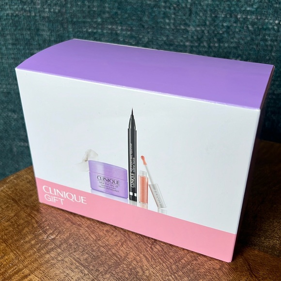 Clinique Other - NIB Clinique set: cleansing balm, liquid liner and lip gloss